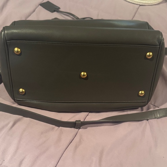 Saint Laurent Dark Gray Leather Baby duffle - Picture 3 of 13